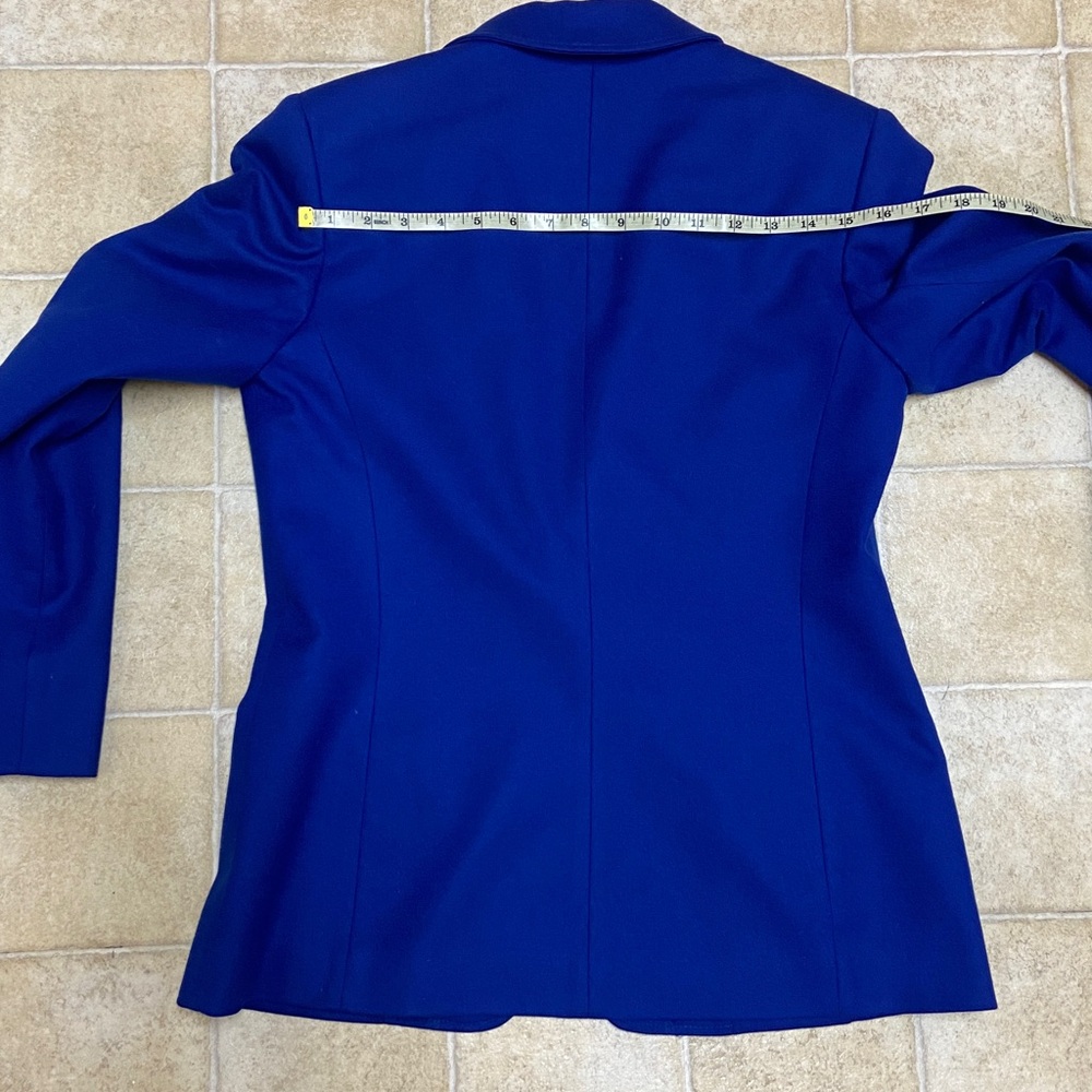 Pendleton Royal Blue Single-Button Tailored Blazer - image 6